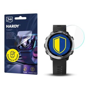 Szkło hybrydowe na smartwatch Garmin Forerunner 645 - 3mk HARDY® Fusion Watch Protection™