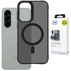 Przydymione etui z MagSafe na Samsung Galaxy A36/A56 - 3mk HARDY® Hazy MagCase™ Black