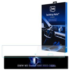 Matowa folia ochronna na ekran nawigacji do BMW M3 Sedan G80 2022-2026 - 3mk TechWrap Matte™ Center Display