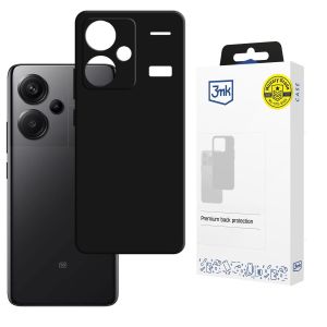 Etui silikonowe na Redmi Note 13 Pro+ - 3mk HARDY® Mellow Case™ Black