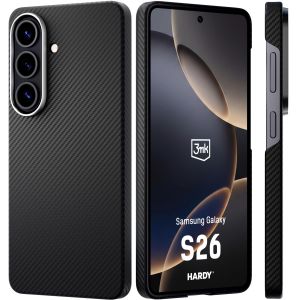 Etui z włókna aramidowego z MagSafe na Samsung Galaxy S26 - 3mk HARDY® Aramid MagCase™