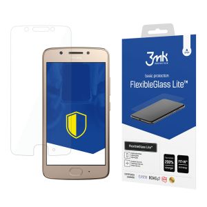 Niepękające szkło hybrydowe na Lenovo Moto G5 - 3mk FlexibleGlass Lite