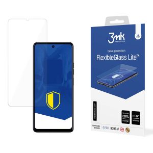 Niepękające szkło hybrydowe na Tecno Spark 10 - 3mk FlexibleGlass Lite