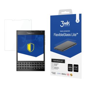 Niepękające szkło hybrydowe na BlackBerry Passport - 3mk FlexibleGlass Lite