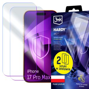 2x Folia ochronna na Apple iPhone 17 Pro Max - 3mk HARDY® ARC+