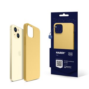 Etui na Apple iPhone 15 - 3mk Hardy Silicone MagCase Yellow