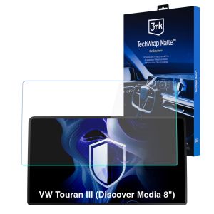 Matowa folia ochronna na ekran nawigacji do VW Touran III 2017 (Discover Media 8") - 3mk TechWrap Matte™ Center Display