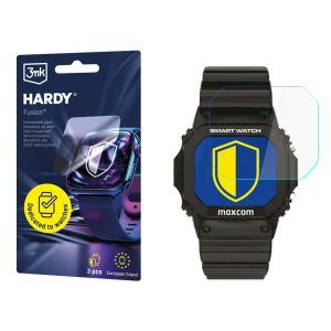 Szkło hybrydowe na smartwatch MAXCOM Fit FW22 - 3mk HARDY® Fusion Watch Protection™