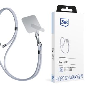 Smycz do smartfona 3mk EasyClip Grey (silver)