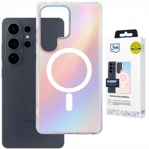 Holograficzne etui z MagSafe na Samsung Galaxy S26 Ultra - 3mk HARDY® PrisMag Case™