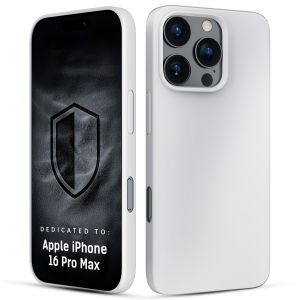 Etui silikonowe z MagSafe na Apple iPhone 16 Pro Max - 3mk HARDY® Mellow MagCase™ White