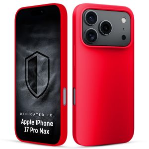 Etui silikonowe na Apple iPhone 17 Pro Max - 3mk HARDY® Mellow Case™ Red