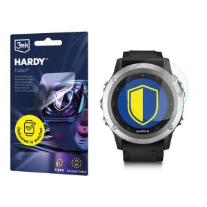 Szkło hybrydowe na smartwatch Garmin Fenix 3 - 3mk HARDY® Fusion Watch Protection™