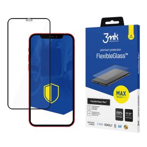Niepękające szkło hybrydowe na Apple iPhone 12 Pro Max - 3mk FlexibleGlass Max
