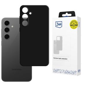 Etui silikonowe na Samsung Galaxy S24 FE - 3mk HARDY® Mellow Case™ Black