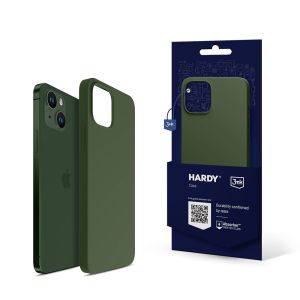 Etui na Apple iPhone 13 - 3mk Hardy Silicone MagCase Alpine Green