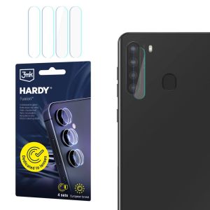 Szkło na obiektyw aparatu do Samsung Galaxy A21 - 3mk HARDY® Fusion Lens Protection™