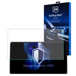 Matowa folia ochronna na ekran nawigacji do Cupra Formentor 2024- - 3mk TechWrap Matte™ Center Display