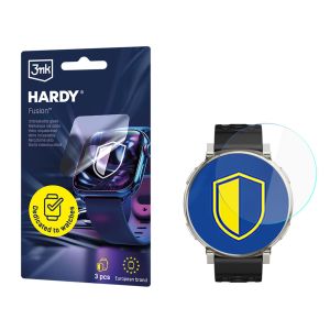 Szkło hybrydowe na smartwatch Amazfit Active 3 Premium - 3mk HARDY® Fusion Watch Protection™