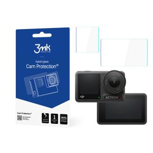 Szkło ochronne na DJI Osmo Action 4 - 3mk Cam Protection