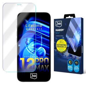 Superwytrzymała folia na Apple iPhone 12 Pro Max - 3mk HARDY® Tectra™ (dożywotnia gwarancja)