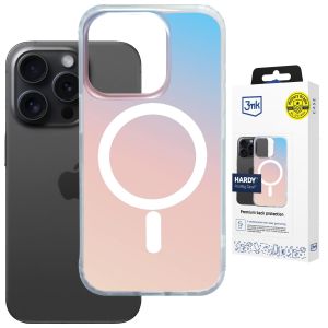 Holograficzne etui z MagSafe na Apple iPhone 15 Pro Max - 3mk HARDY® PrisMag Case™