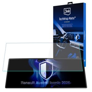 Matowa folia ochronna na ekran zegarów do Renault Austral Iconic 2025- - 3mk TechWrap Matte Cluster™