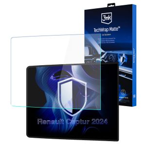 Matowa folia ochronna na ekran nawigacji do Renault Captur 2024- - 3mk TechWrap Matte™ Center Display