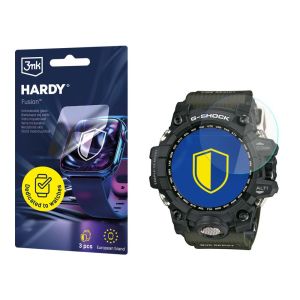 Szkło hybrydowe na smartwatch Casio G-SHOCK Mudmaster - 3mk HARDY® Fusion Watch Protection™