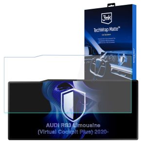 Matowa folia ochronna na ekran nawigacji do AUDI RS3 Limousine (Virtual Cockpit Plus) 2020- - 3mk TechWrap Matte™ Center Display