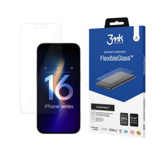 Nietłukące szkło hybrydowe na Apple iPhone 16 Pro - 3mk FlexibleGlass