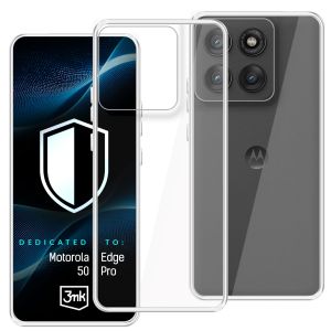 Przezroczyste etui na Motorola Edge 50 Pro - 3mk HARDY® Vision Case™
