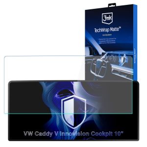 Matowa folia ochronna na ekran nawigacji do VW Caddy V Innovision Cockpit 10" 2020- - 3mk TechWrap Matte™ Center Display