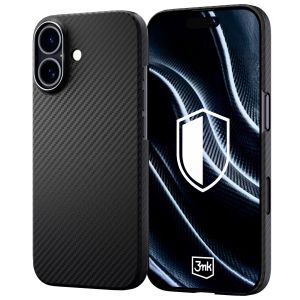 Etui z włókna aramidowego z MagSafe na Apple iPhone 17 - 3mk HARDY® Aramid MagCase™