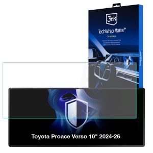 Matowa folia ochronna na ekran nawigacji do Toyota Proace Verso 10" 2024-26 - 3mk TechWrap Matte™ Center Display