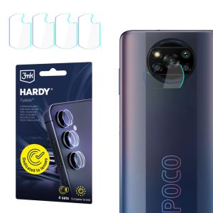 Szkło na obiektyw aparatu do Xiaomi POCO X3 Pro - 3mk HARDY® Fusion Lens Protection™