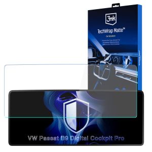 Matowa folia ochronna na ekran zegarów do VW Passat B9 Digital Cockpit Pro 2024- - 3mk TechWrap Matte Cluster™