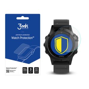 Szkło ochronne na ekran smartwatcha Garmin Fenix 5 47 mm - 3mk Watch Protection