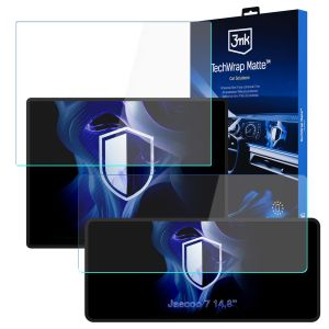 Matowa folia na ekran nawigacji i zegarów do Jaecoo 7 14,8 inch 2024- - 3mk TechWrap Matte 2in1 (Center Display + Cluster)