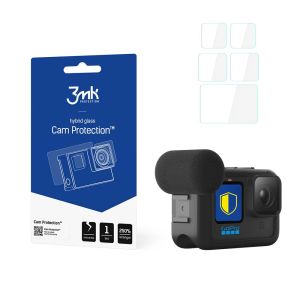 Szkło ochronne na GoPro HERO 9 / HERO 10 / HERO 11 Black - 3mk Cam Protection