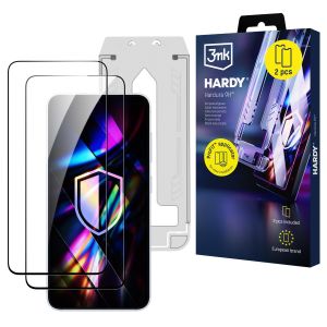 2x Szkło hartowane z aplikatorem na Samsung Galaxy S25 FE - 3mk HARDY® Hardura 9H™