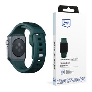 Pasek na Apple Watch 42/44/45/46/49 mm Evergreen (big) - 3mk Silicone Watch Strap