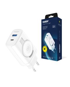 Ładowarka sieciowa 2in1 for Apple PD GaN 33W - 3mk HARDY Charger