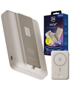 Powerbank 10 000 mAh z MagSafe USB-C PD 3mk SafeCell™ Beige