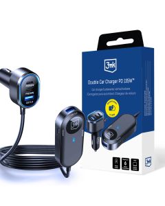 Ładowarka samochodowa 3mk Double Car Charger 135W PD QC PPS USB-C USB-A