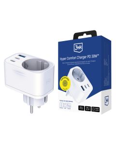 Ładowarka sieciowa 3mk Hyper Comfort Charger GaN PD 30W™