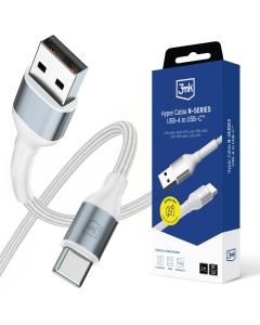 Kabel 1m 18W 9V/2A 3mk Hyper Cable N-SERIES USB-A to USB-C™ White
