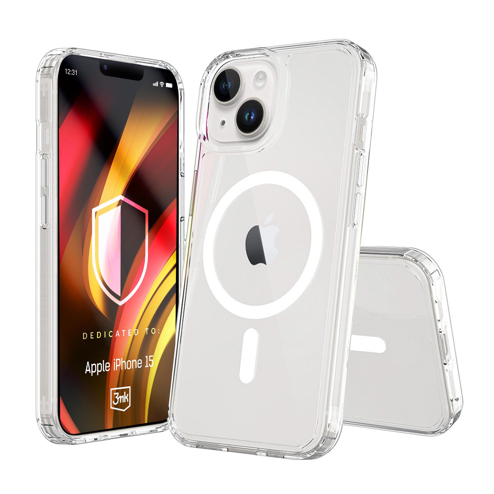 Pancerne etui na Apple iPhone 15 - 3mk HARDY® LiqForce MagCase™