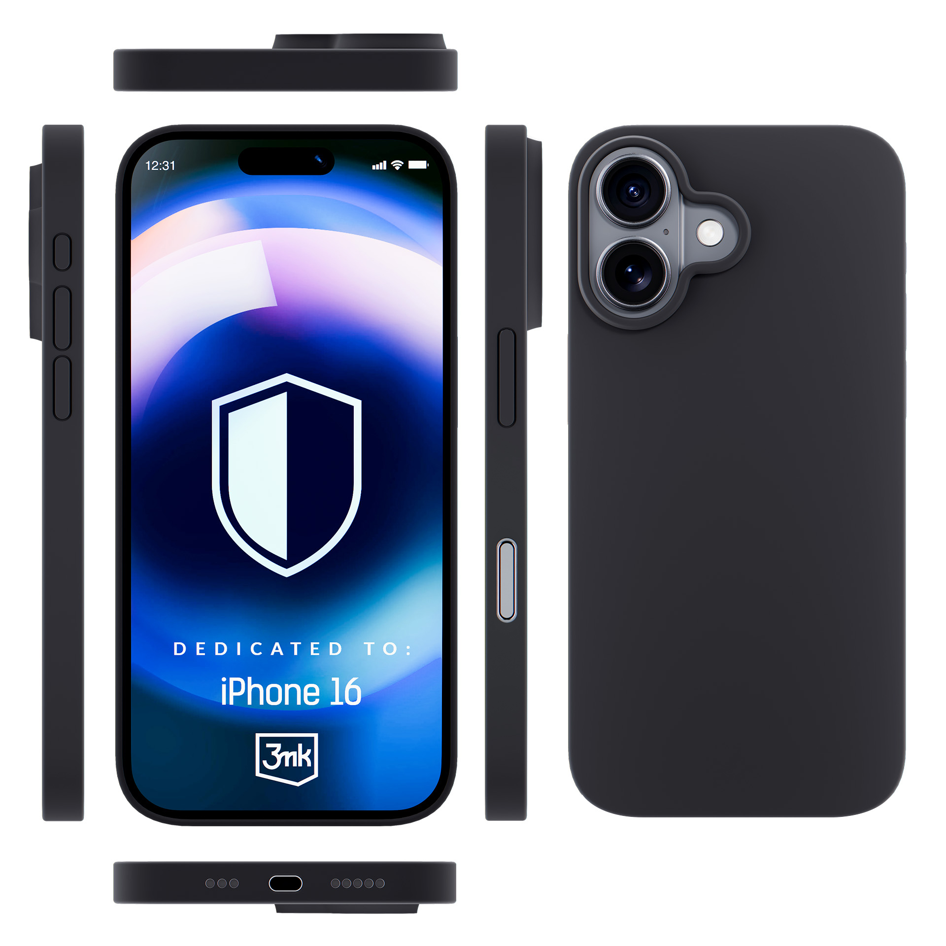 Etui na Apple iPhone 16 3mk Hardy Silicone MagCase Graphite — free download