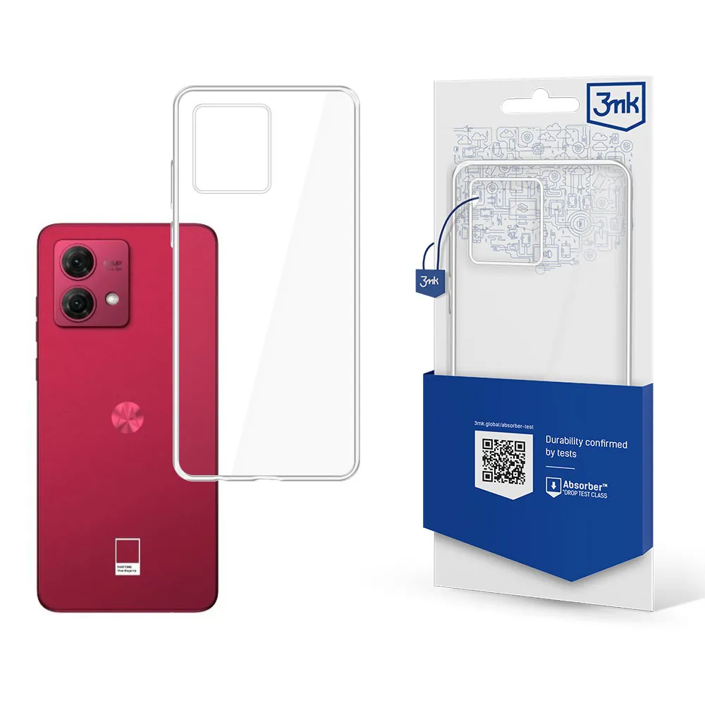 Custodia Trasparente Per Motorola Moto G84 5G – Morbida Al Tatto, Antigraffio Con Stelline E Luna